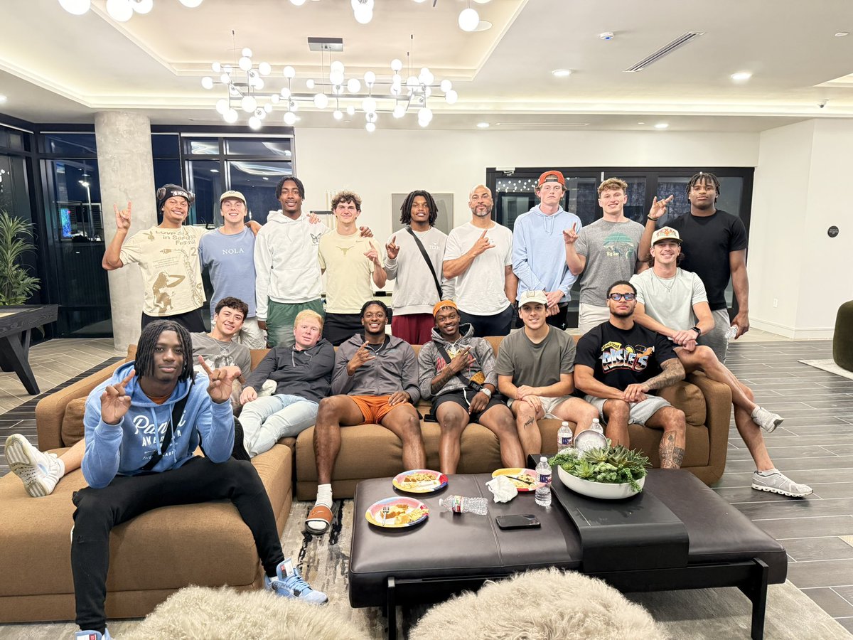 Love this group of young men! Texas WR’s are built different 🤘🏽🤘🏽