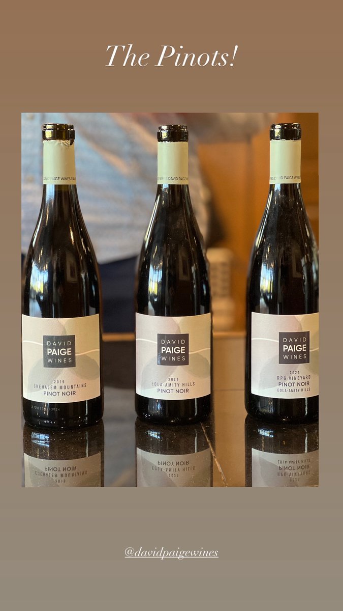 Great tasting with David Paige Wines!