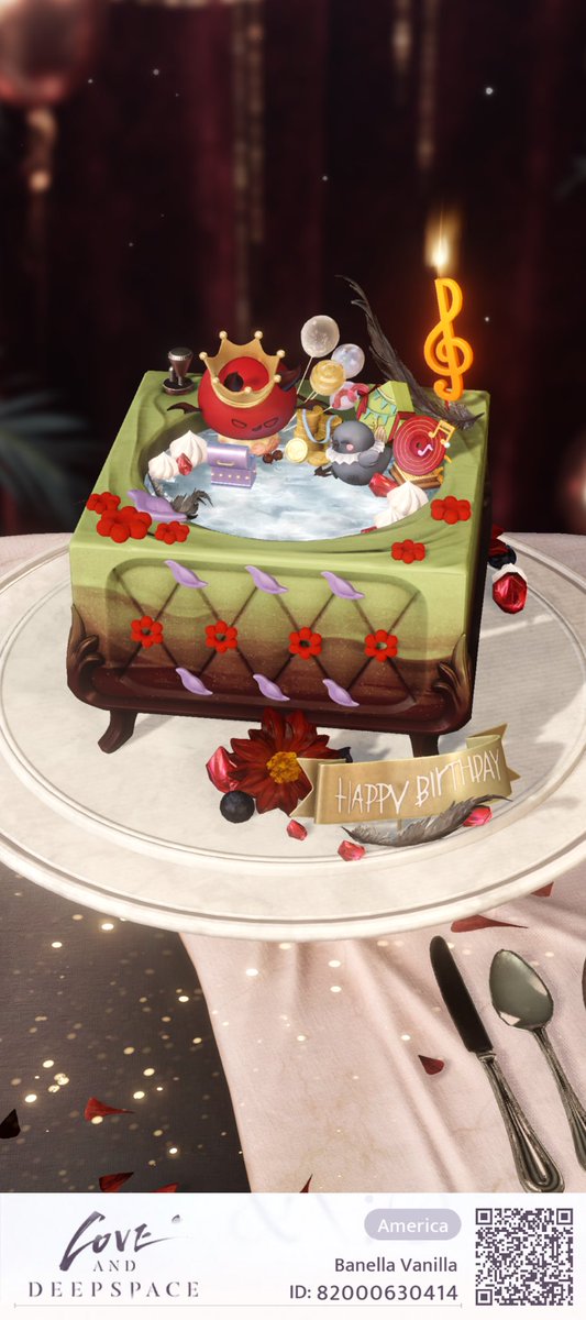 BanellaVanilla's tweet photo. Happy Birthday week to one of my favorite fictional men in #LoveandDeepspace #Sylus you’re awesome and have my favorite iteration of the MC.  Keep being amazing!  I had a lot of fun decorating this cake in the event! https://t.co/nhQNI6BASj
