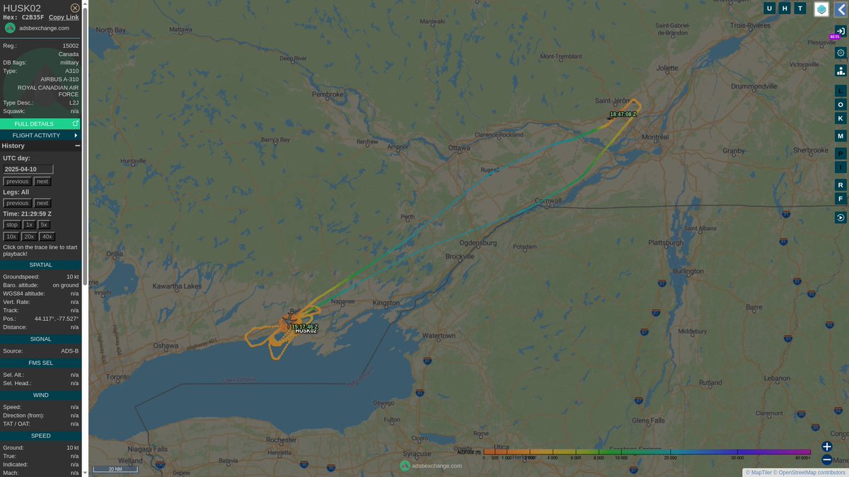 steffanwatkins's tweet photo. ๐จ๐ฆ I thought #RCAF CC-150 Polaris 15002 #C2B35F was being retired and parted out? Maybe not? ๐คทโโ๏ธ
https://t.co/y0bwvkHJ4F https://t.co/bNBngmBBpT