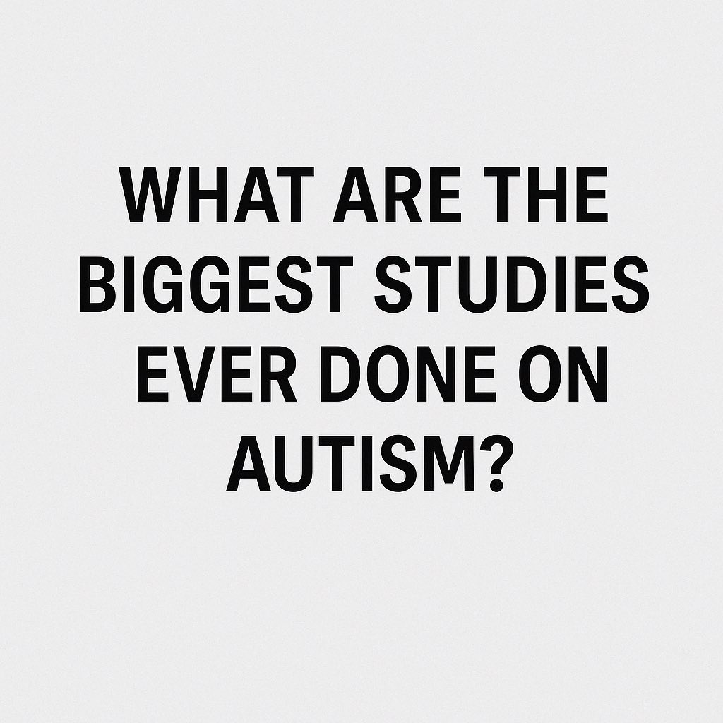 Did you know about these three large studies on autism?  It appears RFK Jr doesn’t.
