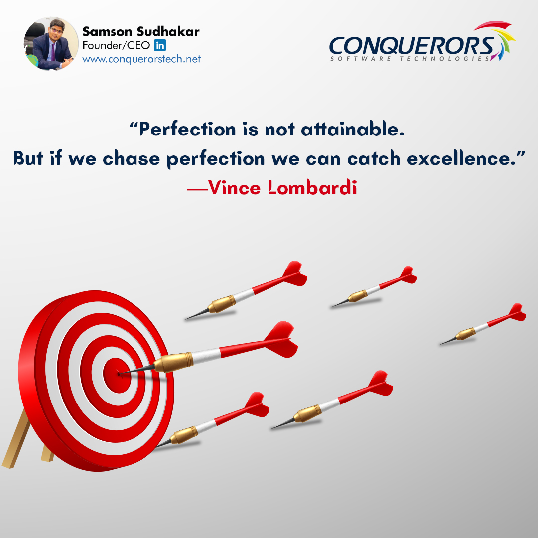 ConquerorsTech's tweet photo. Beyond Limits
This powerful message reminds us that the objective of striving for excellence is more valuable than the unattainable ideal of perfection.
#MondayMotivation #ChaseExcellence #StriveForGreatness #ConquerorsSoftwareTechnologies #BeyondConquerors https://t.co/D1QSxhxRoB