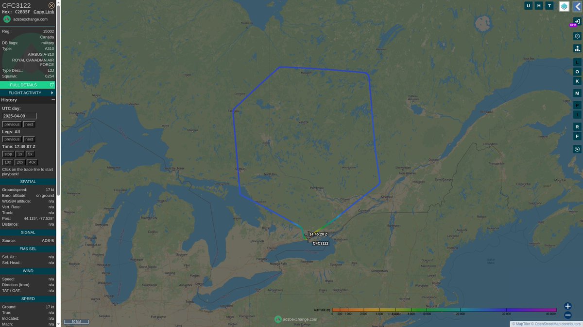 steffanwatkins's tweet photo. ๐จ๐ฆ I thought #RCAF CC-150 Polaris 15002 #C2B35F was being retired and parted out? Maybe not? ๐คทโโ๏ธ
https://t.co/y0bwvkHJ4F https://t.co/bNBngmBBpT