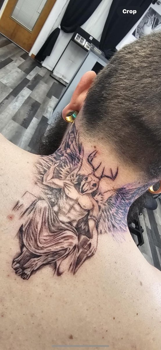 Hygenik's tweet photo. After that Voyd dome day 2 set… i absolutely was inspired too get this tattoo,  that show was evil and the ending was beautiful.   The best set I’ve seen too date..  you and your production team popped the fuck off man. Much love Danny ❤️. @svddendeath https://t.co/jhXAT9YWpT