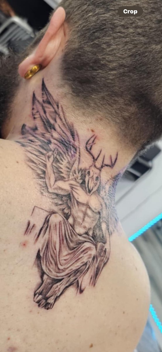Hygenik's tweet photo. After that Voyd dome day 2 set… i absolutely was inspired too get this tattoo,  that show was evil and the ending was beautiful.   The best set I’ve seen too date..  you and your production team popped the fuck off man. Much love Danny ❤️. @svddendeath https://t.co/jhXAT9YWpT