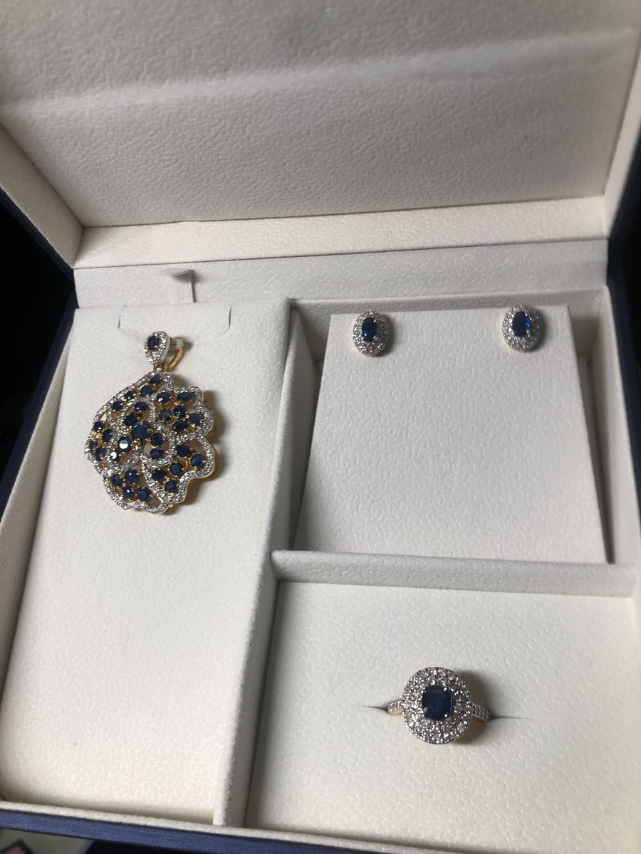 WeLoveGems's tweet photo. A set of #jewelry #Jewellery that were made with #Myanmar #Burma #natural #blue #sapphire #Mogok #gems #gemstones for my beloved #clients #cuatomers. https://t.co/EKSt9iE5rC