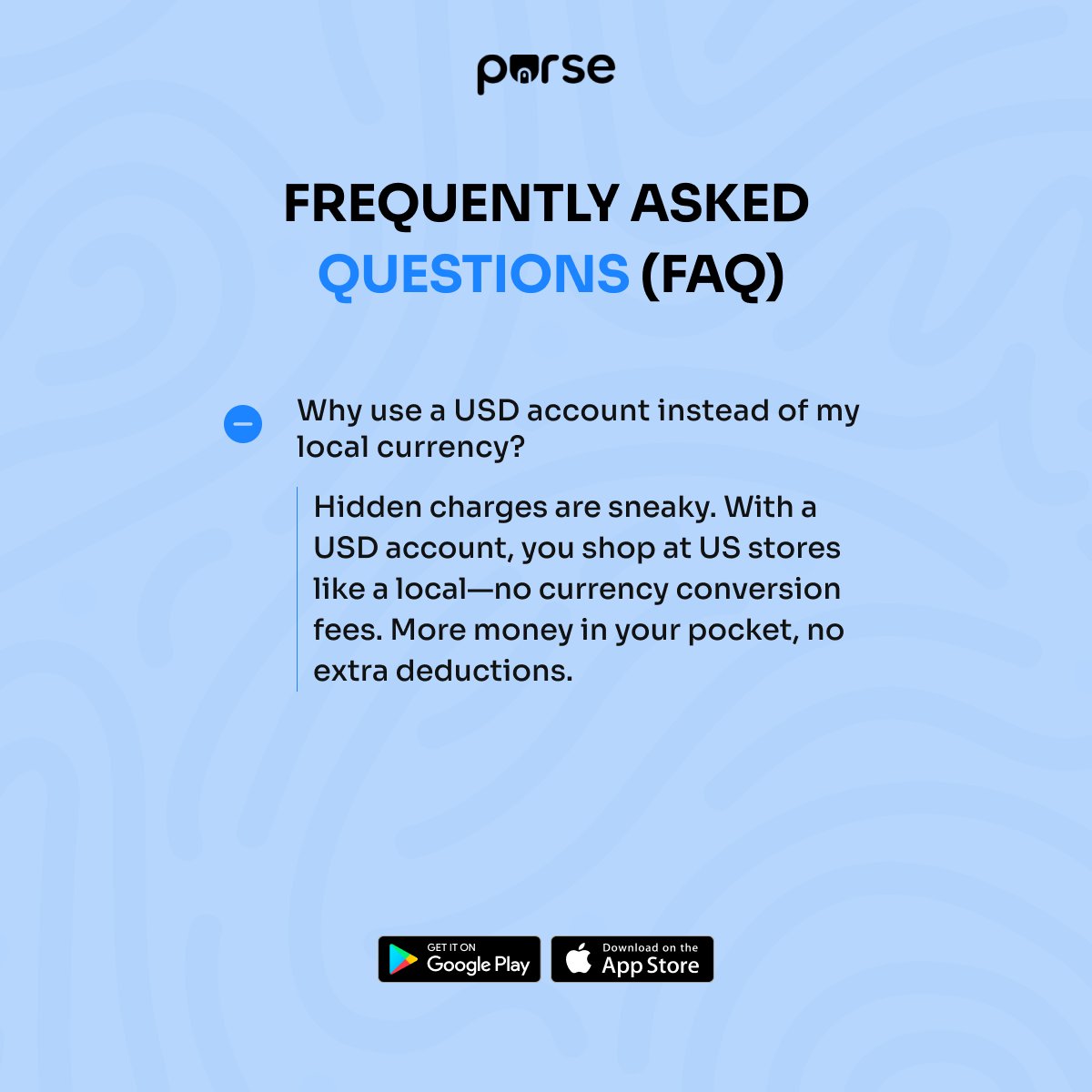 Purse_Moneyhq's tweet image. Have you been paying more than you should while shopping online?

Switch to a USD account and say goodbye to conversion fees.
More savings, more shopping freedom.

#USDAccount #FintechTips #OnlineShoppingHack #SmartMoneyMoves #CurrencyHack #SaveWithPurse #PurseMone