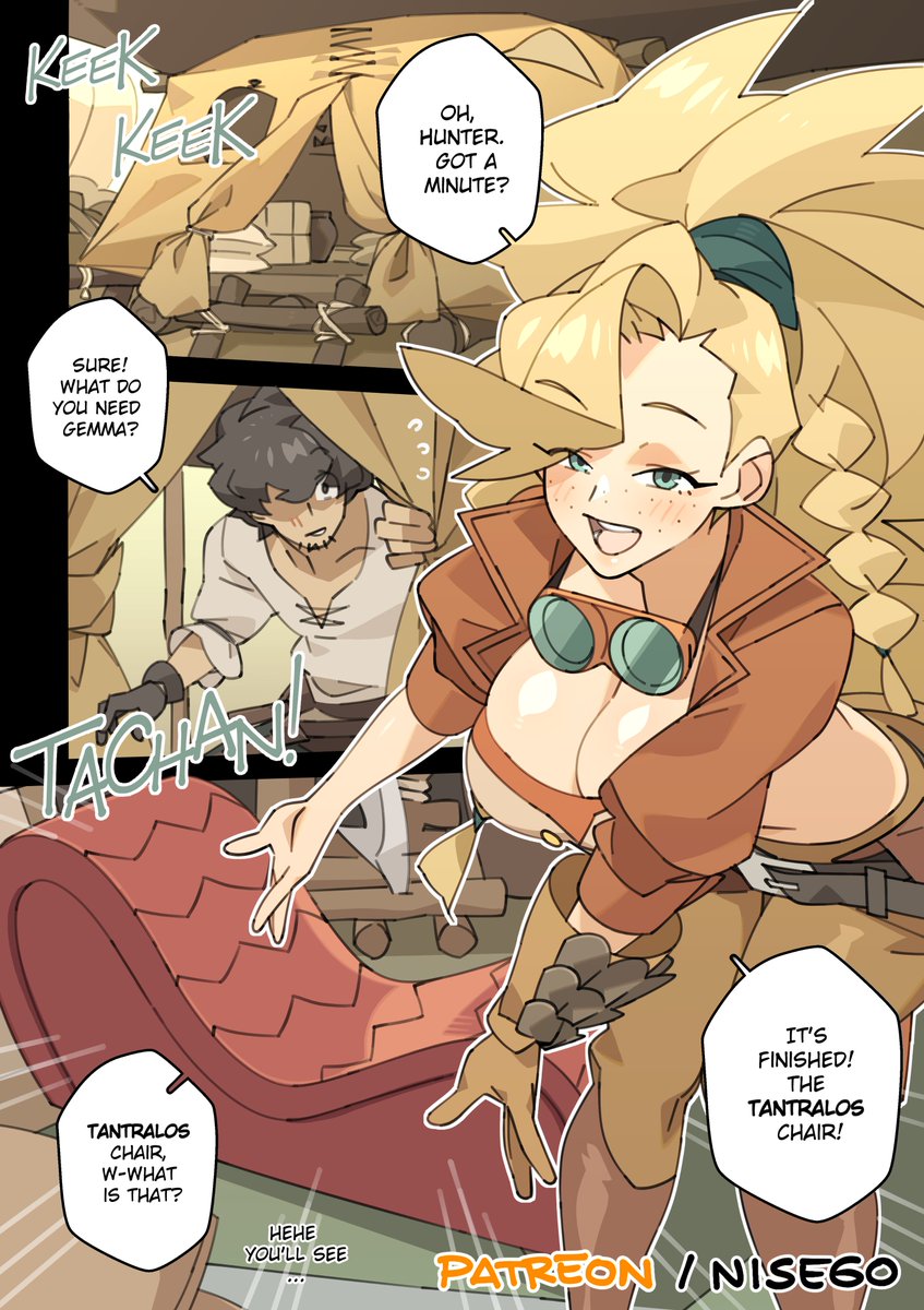 Gemma has made us a new invention and will soon show us how to use it in the next doujin.