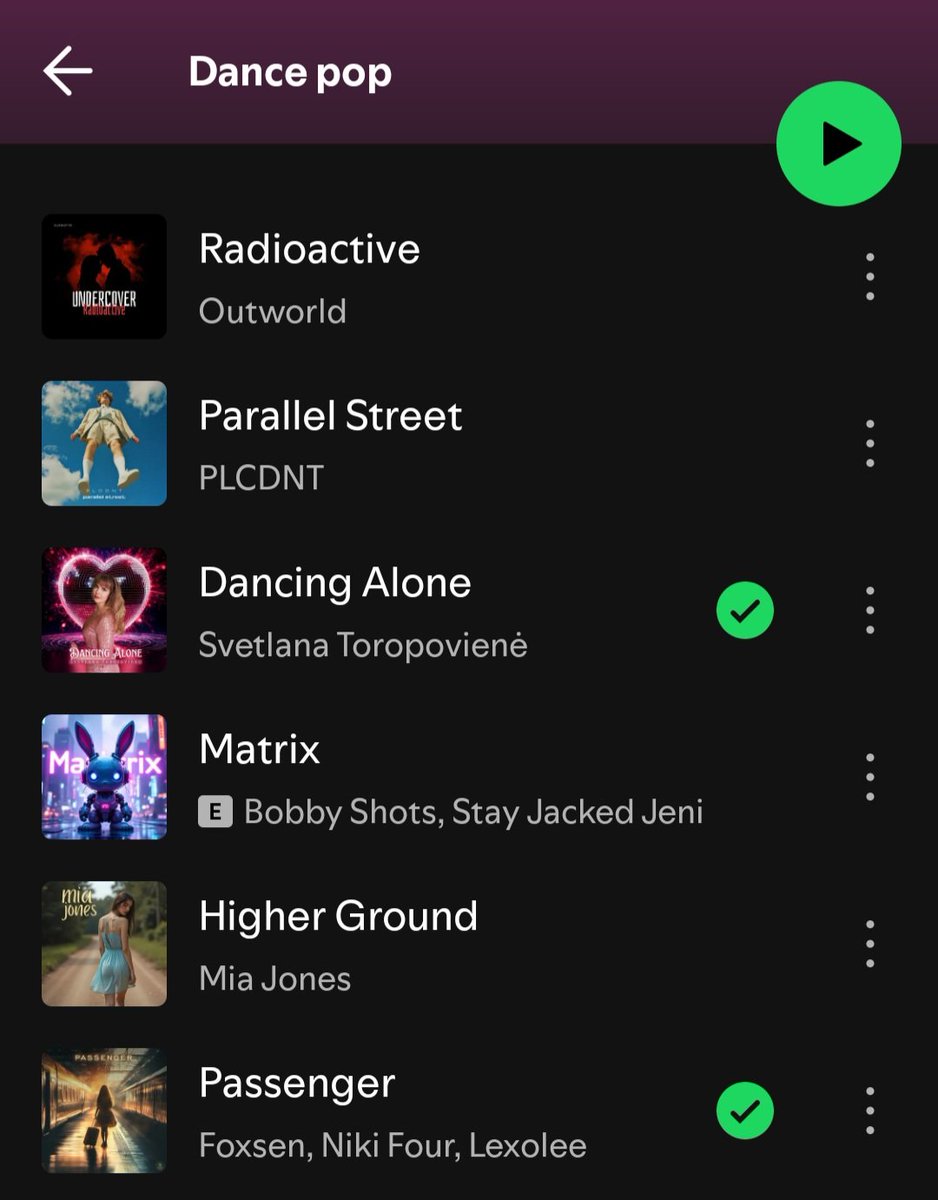 #Gratitude 

I don't have IG but I'd like to thank @ Onur🇹🇷 for submitting my new song "DANCING ALONE" to his Spotify Playlist "DANCE POP"
 🔊🎸🎙🎧🎙🎸🔊

2025 Songs here 👇💥💯💥💯💥👇
open.spotify.com/playlist/6qRbQ…