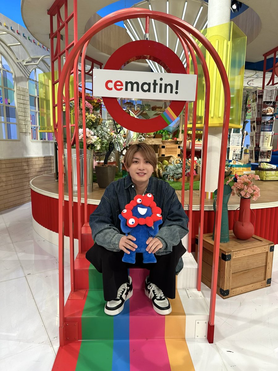 jr_official_X's tweet photo. 今朝の『す・またん！』に
#本髙克樹 が出演いたしました🐠

ご覧くださった皆さま、ありがとうございました😊💚

#すまたん
#BandZAI https://t.co/8UtfnFsFRw