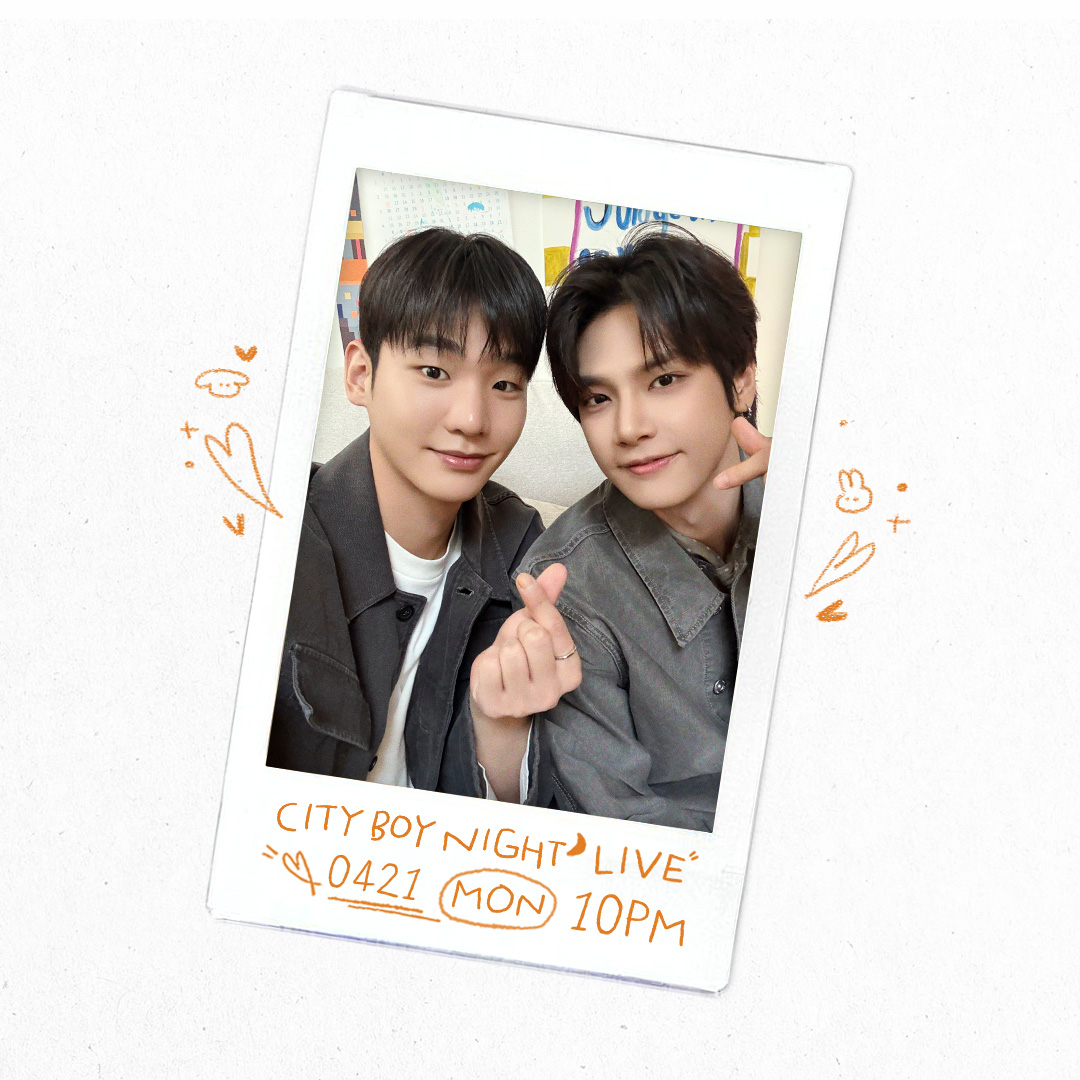 CITYBOY_LOG's tweet photo. 4/21 월요일 저녁 10시!! 
시티보이_로그 유튜브 멤버십 회원 전용, 
2J의 CITYBOY NIGHT LIVE 🎉 
월요일에 만나요🧡🖤  

On April 21 at 22:00 KST!! 
Don't miss out on 2J’s CITYBOY NIGHT LIVE, 
exclusively for CITYBOY_LOG YouTube Membership 🎉
 See you on Monday🧡🖤  

✅ 
April 21 (Mon) 22:00 KST  

#CITYBOY_LOG #시티보이_로그