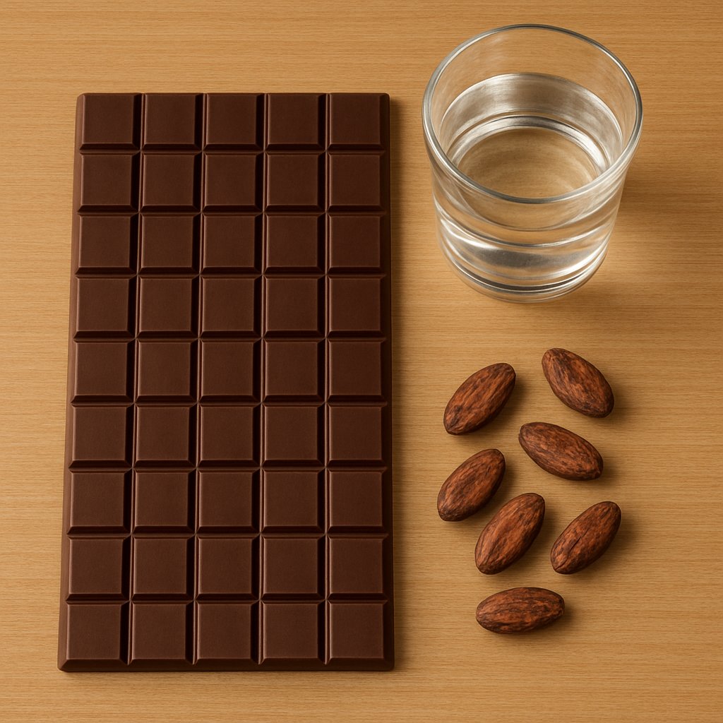 Here’s a sweet fact about chocolate – did you know it takes about 17,000 litres of water to make a one kilogram block? 🍫

That’s from bean to bar – so from the cocoa tree to your treat!

It’s basically like eating water! 💧
