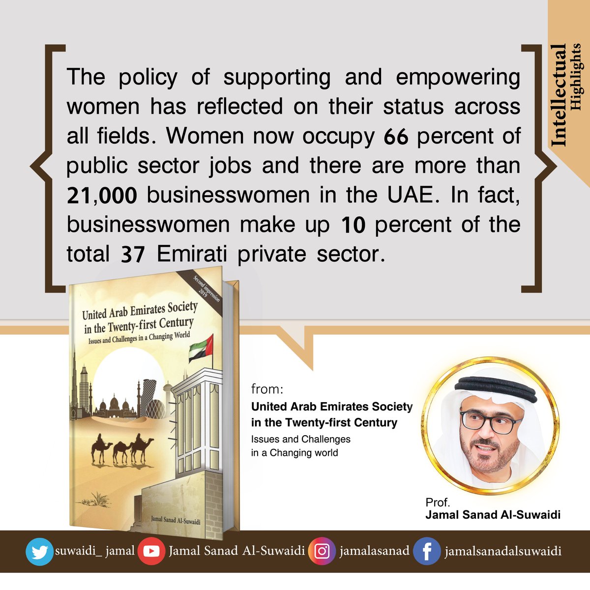 suwaidi_jamal's tweet photo. #United_Arab_Emirates #Society #In #The #Twenty_First_Century #Issues #And #Challenges #In_a_changing #World #book #UAE #Intellectual #Highlights #Jamal_Sanad_AlSuwaid https://t.co/573kjLTj17