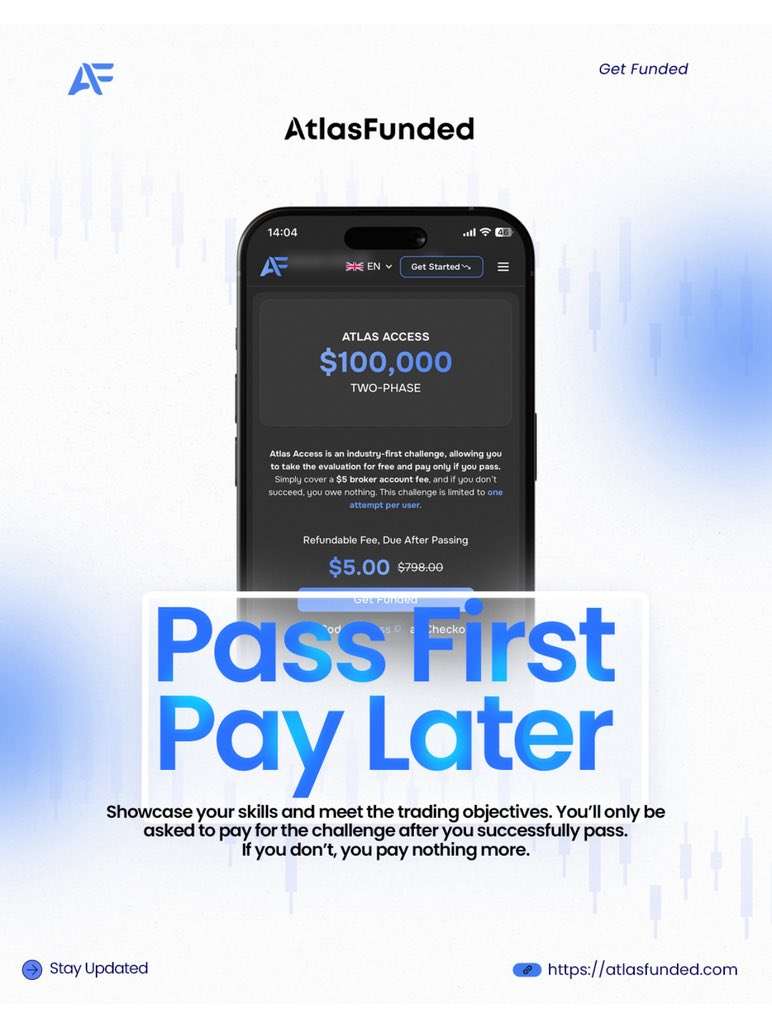 Hafeez Rohela (@fulmargintrader) on Twitter photo 🎁 2x10K Account Giveaway 🎁
🔸Follow <a href="/atlasfundedcom/">Atlas Funded</a> @ezrawaf @jamesbeali @pipscabal
<a href="/Fulmargintrader/">Hafeez Rohela</a>
🔸Like & Repost <a href="/atlasfundedcom/">Atlas Funded</a> pinned post
🔸Tag 3 friend
🔸Join Our Discord 🔗— discord.gg/atlasfunded
Use code "ACCESS" To get any challenge for just $5 Broker Fee.🎉 🎁 2x10K Account Giveaway 🎁
🔸Follow <a href="/atlasfundedcom/">Atlas Funded</a> @ezrawaf @jamesbeali @pipscabal
<a href="/Fulmargintrader/">Hafeez Rohela</a>
🔸Like & Repost <a href="/atlasfundedcom/">Atlas Funded</a> pinned post
🔸Tag 3 friend
🔸Join Our Discord 🔗— discord.gg/atlasfunded
Use code "ACCESS" To get any challenge for just $5 Broker Fee.🎉