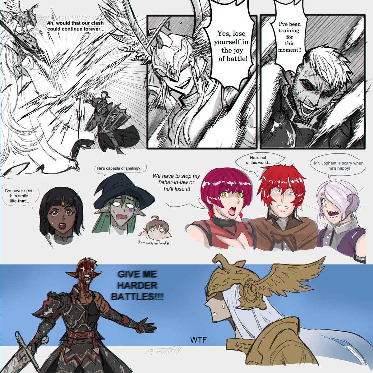 TexFF14's tweet photo. Meet your maker 2/3
___
#ffxivart #halone #elezen https://t.co/EVGCcQdrIg