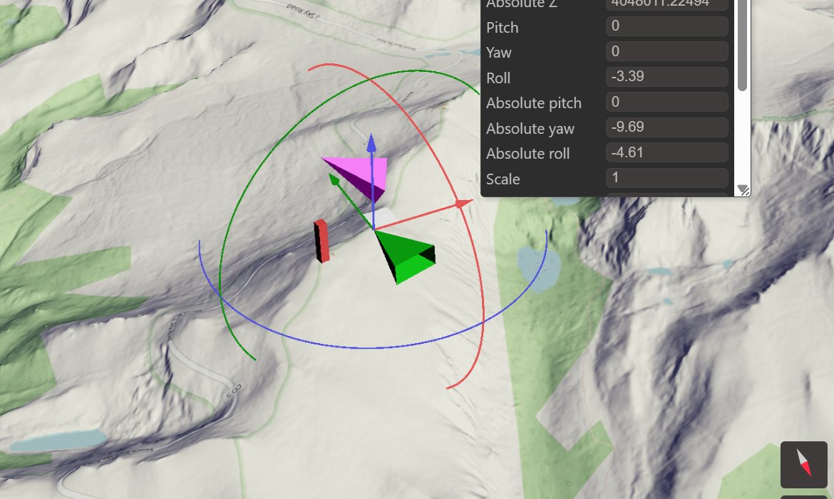 🛠️New examples added! OpenGlobus now demonstrates hierarchical GeoObject structures, where child objects are nested within parents.

This enables:
- building complex, structured objects and scenes
- manipulating object groups as a single unit
- positioning and animating elements