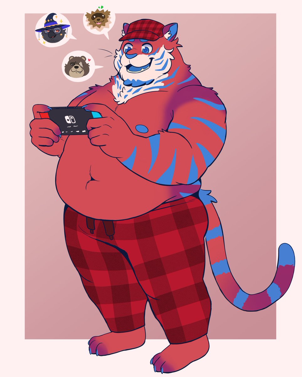 lookit this fats cat 

for my lovely <a href="/TigerssStripes/">Tigers</a> ♥️