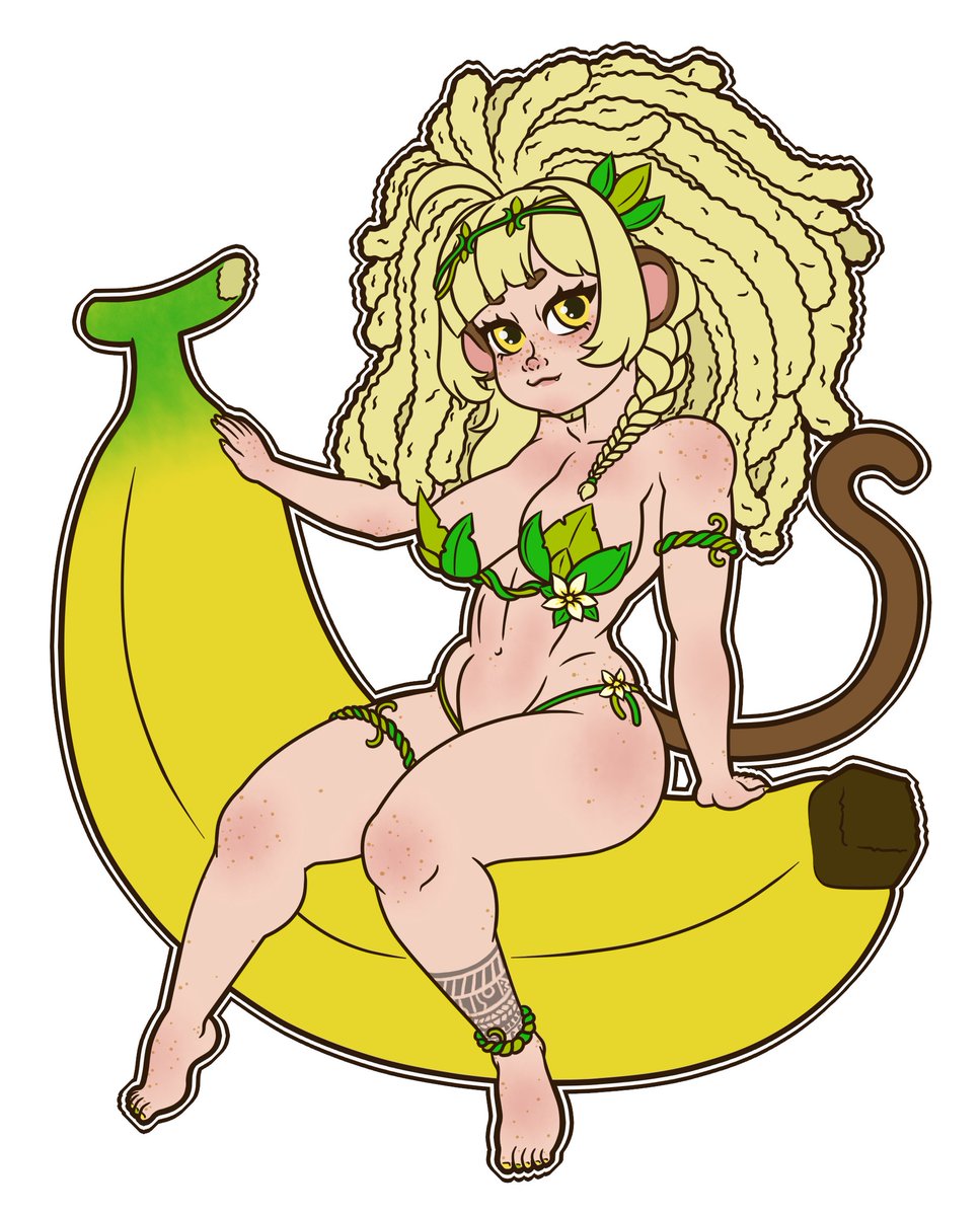 GeisKing COMMISSIONS open (@geisk1) on Twitter photo A sticker design of <a href="/BananaJuju_/">🍌BananaJuju 🐒</a>
You guys know I'm a sucker for big crazy hair.
#JujuArt A sticker design of <a href="/BananaJuju_/">🍌BananaJuju 🐒</a>
You guys know I'm a sucker for big crazy hair.
#JujuArt