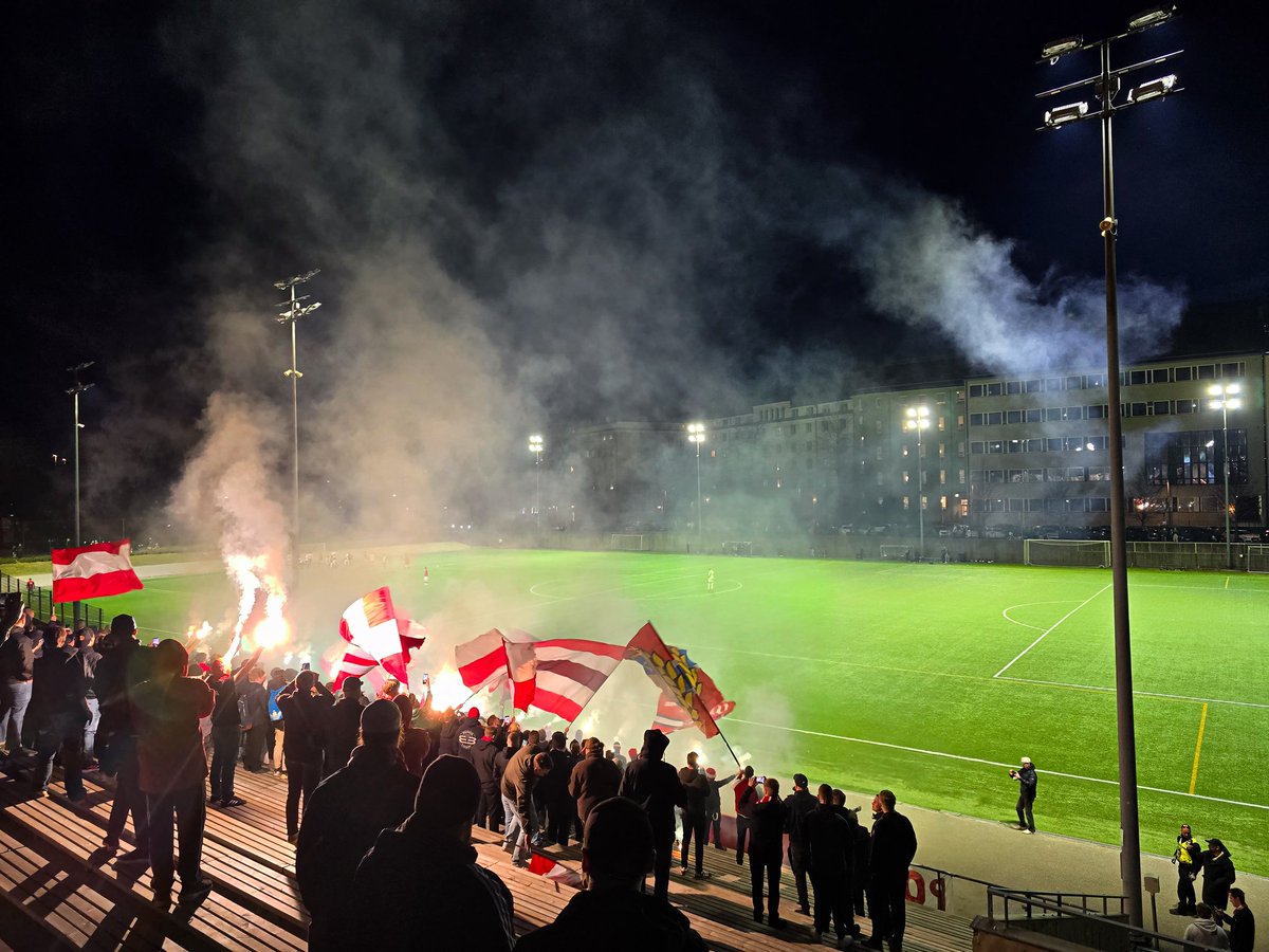 16.4.2025
HIFK 3-0 Töölön Taisto
Kolmonen🇫🇮⚽️ #HIFK 

Impressive 637 attendance for 5th division match with top class atmosphere. IFK is building their way back to higher leagues under 50+1 supporters ownership rule and yesterday start for new campaign was success.