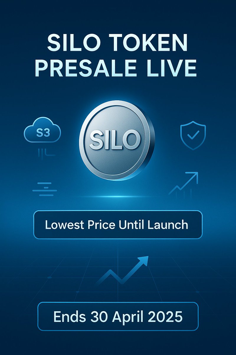 🚀 SILO Token Presale is LIVE!

Secure tomorrow’s decentralized storage today—grab SILO at its lowest price before launch! ⏳
📈 Be an early backer &amp; maximize your rewards
🛡️ Power the future of private, scalable storage
Presale ends 30 April 2025 – Don’t miss out!

👉