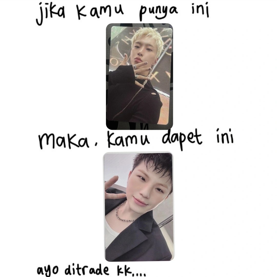 withluvley's tweet photo. #cwtt
have: woozi beam + ver.
want: hoshi beam + ver.
kalo ada yg minat trade boleh dm ya
📍dom jakpus https://t.co/v0uRx279gv