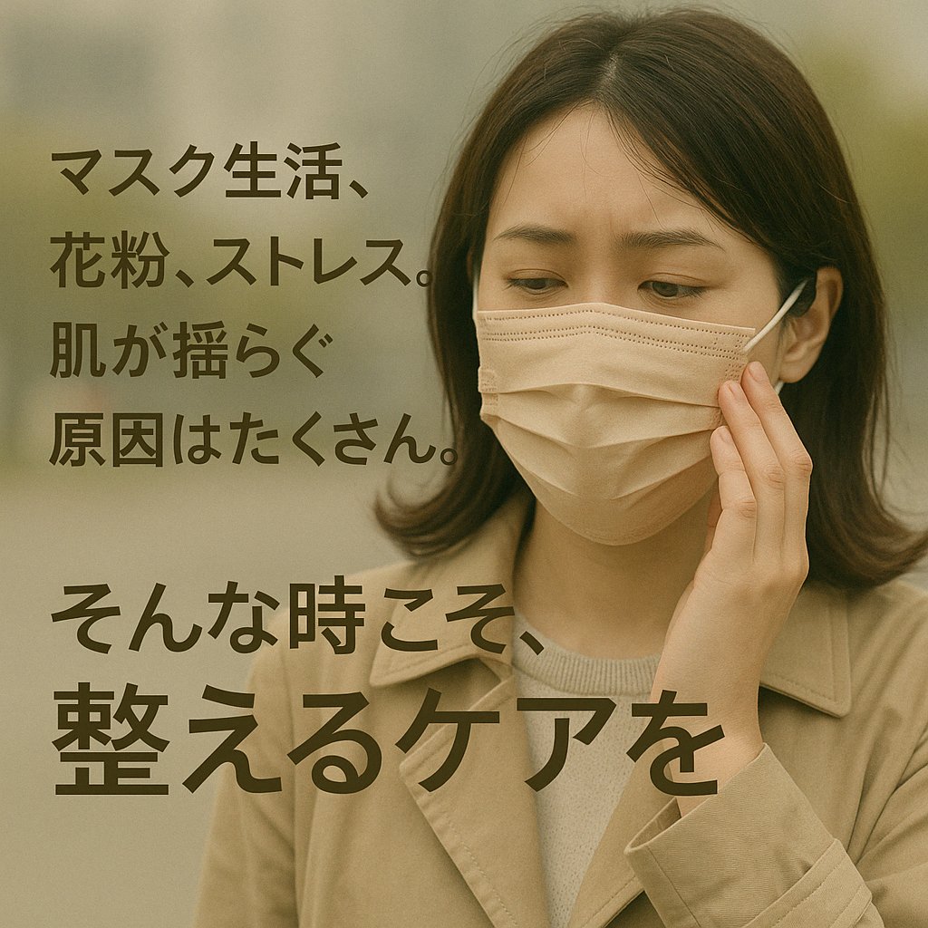 hadarenon's tweet photo. 職業柄マスクが外せない方や
花粉、ストレスで肌が、、、
そのほかにも肌が揺らぐ原因はたくさん
そんな時こそ、整えるケアを！！
#ゆらぎ肌 #肌悩み #敏感肌 #hadārenon https://t.co/UtMvgFJOIh