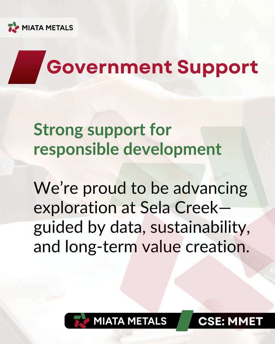 Miata_Metals (@miata_metals) on Twitter photo 📊 Suriname’s golden potential is real—and Miata Metals ($MMET) is in the heart of it:
✅ located in Proven Guiana Shield
✅ 85% of exports = mining
✅ Backed by majors & gov’t support
We’re proud to lead with purpose.
#GoldExploration #MiningInvestment 📊 Suriname’s golden potential is real—and Miata Metals ($MMET) is in the heart of it:
✅ located in Proven Guiana Shield
✅ 85% of exports = mining
✅ Backed by majors & gov’t support
We’re proud to lead with purpose.
#GoldExploration #MiningInvestment