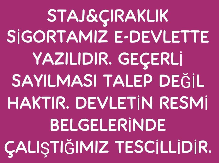 "4A Tescil Başlangıç"tarihi "Hizmete Başlama Tarihi" olarak kabul edilmelidir💥

Yarım Sigorta olmaz
Tam sigorta hakkımız verilsin💥💥
<a href="/RTErdogan/">Recep Tayyip Erdoğan</a>
<a href="/dbdevletbahceli/">Devlet Bahçeli</a>
<a href="/eczozgurozel/">Özgür Özel</a>
<a href="/gamzetascier/">Gamze ŞENGEL TAŞCIER</a>
<a href="/fethigurer/">Ömer Fethi Gürer</a>
<a href="/UlviYonter/">Dr.İzzet Ulvi YÖNTER</a>
<a href="/_cevdetyilmaz/">Cevdet Yılmaz</a> 
<a href="/hasanturantr/">Hasan Turan 🇹🇷🇵🇸</a> 
<a href="/avabdullahguler/">Abdullah Güler</a>
Ucuz