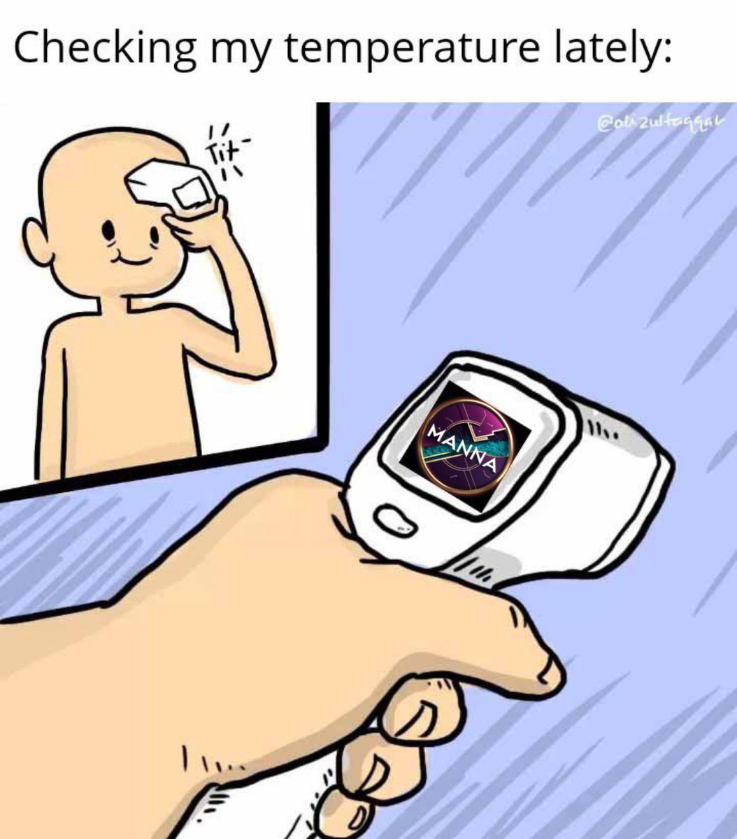 <a href="/mannacoin2025/">Manna</a> My temperature these days 
 🤯 

Fully $MANNA'ed 🤯
#Mannamemecontest 
<a href="/mannacoin2025/">Manna</a> 

Era of the #Manna2025 :)