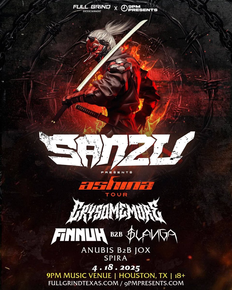 Riddim this FRIDAY📢‼️

Come support the local talent if you love riddim, you won’t want to miss SANZU 👺

&amp; if you hate online fees, support directly through will call 🎫 don’t wait till last min if you want to save money🫣