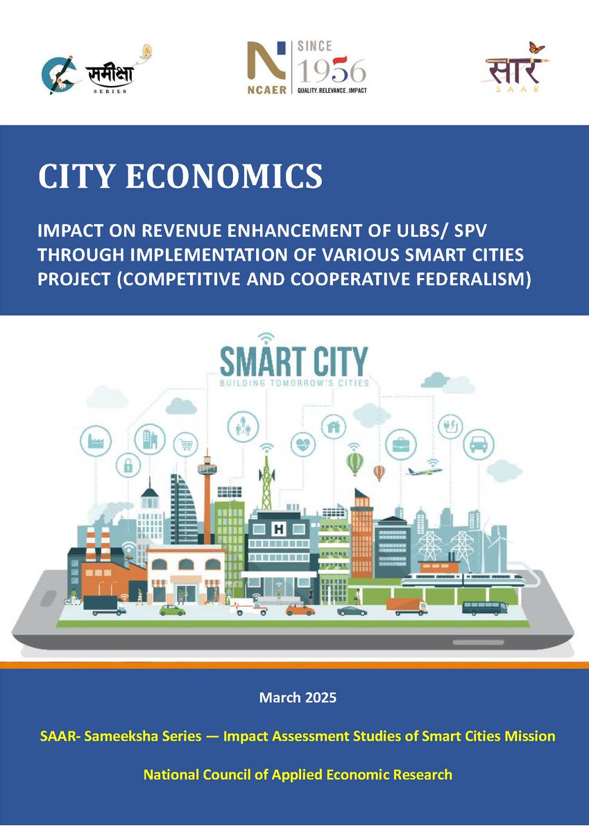Ways to tap revenue generating sources for Urban Local Bodies (ULBs) to achieve sustainability.

A recent NCAER study in collaboration with Smart City Mission (SCM) and Ministry of Housing and Urban Affairs (MoHUA) based on three case studies demonstrates that proper planning of