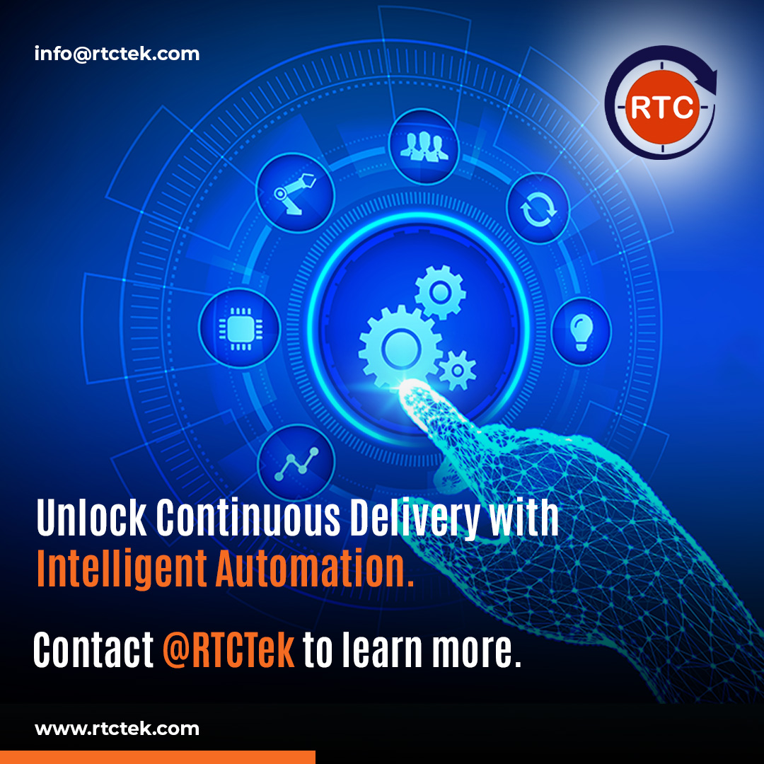 RtcTek's tweet image. Continuous delivery thrives on intelligent orchestration—and that’s where #RoundTheClockTechnologies excels. Through #DevOpsAutomation, continuous integration, testing, and deployment pipelines are streamlined into an intelligent, adaptive system that evolves with business needs.