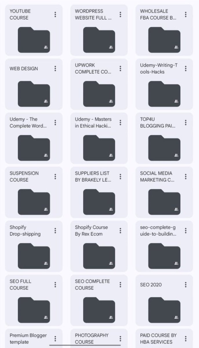 SoniyaG31's tweet image. Get 100TB of developer courses free for 24 hours!
You'll get access to:
📍Amazon VA
📷Web Design
📷Etsy Course
📷LWE Amazon
📷Complete SEO
📷Crypto Trading
📷And many more...
Get access:
Like,
Retweet,
Comment "send" and follow me. 📍