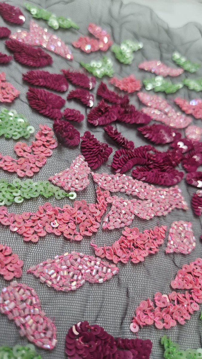 A beautiful mix of sequins and beadwork, handcrafted on soft net fabric. Perfect for couture garments, bridal accents, or luxury accessories.

Contact Us for More Details
info@sadulbadul.com
+91 91363 04295
Visit Our Website
sadulbadul.com

#SadulBadul #HandEmbroidery