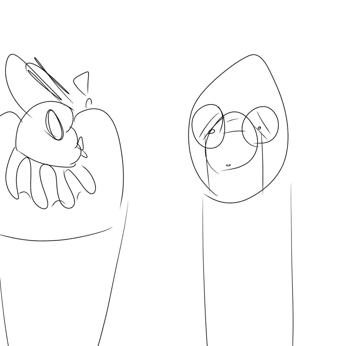 //I don't. Likehim. 
He gets licked by bytes