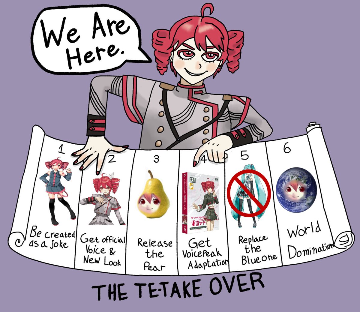 #kasaneteto 
They say Teto is underground... not for long