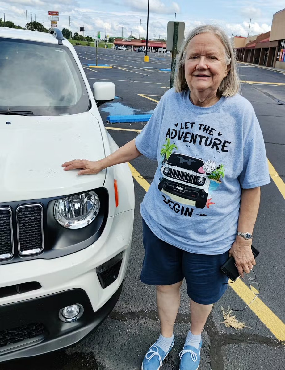 hozzify's tweet image. She said forr Jeep Shirt
"Sure to arrived exactly like I wanted it to. My wife loves it. "
#CoolestGrandma #AdventureModeOn #JeepQueen #CustomShirtGoals #FamilyDrip #RollingWithStyle #GrannyOnTheGo #hozzify