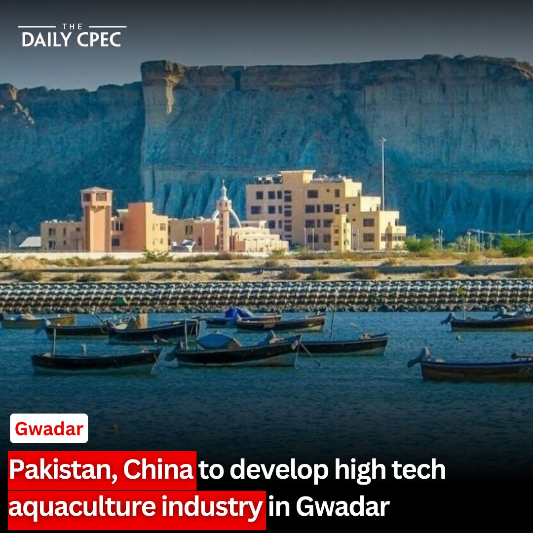 TheDailyCPEC's tweet image. #COPHC unveiled a plan to develop a high-tech aquaculture industry in #Gwadar, aiming to boost seafood exports and economic growth. Pakistan pledged full support, highlighting its role in strengthening the blue economy

Read More⤵️:
thedailycpec.com/pakistan-china…