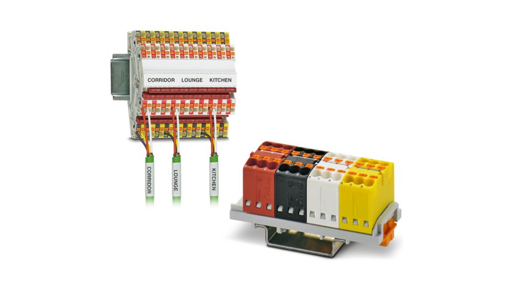PhoenixContactM's tweet image. Optimize your KNX wiring with our preconfigured FIX block solutions! Our FIX distribution blocks ensure efficient and safe distribution of KNX signals. ✅ Quick installation, Reduced cabling effort, Improved clarity.  phoe.co/connect 
#KNX #Buildinginstallation #FIXBlocks