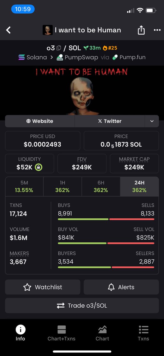 cryptoDavoid's tweet image. trading meme coin: o3, I WANT TO BE HUMAN! 

#memecoin #CryptoPump #crypto