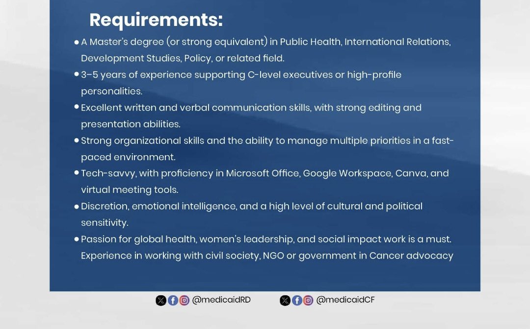 Zainab Shinkafi-Bagudu (@drzsb) on Twitter photo I think my team <a href="/MedicaidcfP/">MedicaidCFPrograms</a> <a href="/MedicaidRD/">Medicaid Diagnostics</a> are tired of supporting me and are trying to find me a tech assistant.
Only serious applicants please.
Requirements on website
I’d really prefer a female 😇
Do not DM me, or ask your aunty or father to call my sisters cousins brother. I think my team <a href="/MedicaidcfP/">MedicaidCFPrograms</a> <a href="/MedicaidRD/">Medicaid Diagnostics</a> are tired of supporting me and are trying to find me a tech assistant.
Only serious applicants please.
Requirements on website
I’d really prefer a female 😇
Do not DM me, or ask your aunty or father to call my sisters cousins brother.
