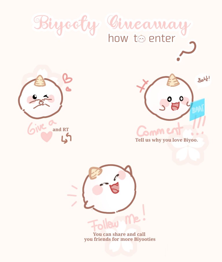 Biyooty's tweet image. 🤍🪽BIYOOTY Giveaway 🪽🤍 

• 2 Winners will be chosen on Twitter

( °^° ) How to participate :
🪽 Like and RT 
🪽 Comment the reason you love Biyoo
🪽 Follow Biyoo for support
---------
Share and call your friends ! BAAT BAHT! (An tiny extra gift will be revealed in a video📹)