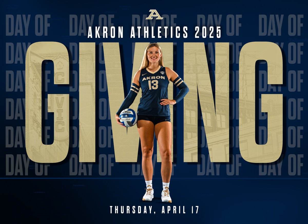 The 2025 Akron Athletics Day of Giving is HERE! We are excited to announce the biggest fundraising event for our student-athletes has begun! Help our Zips Volleyball team enhance their recruiting efforts and equipment! 🏐

Invest Today 👉 bit.ly/ZipsVolleyball

#GoZips l 🦘
