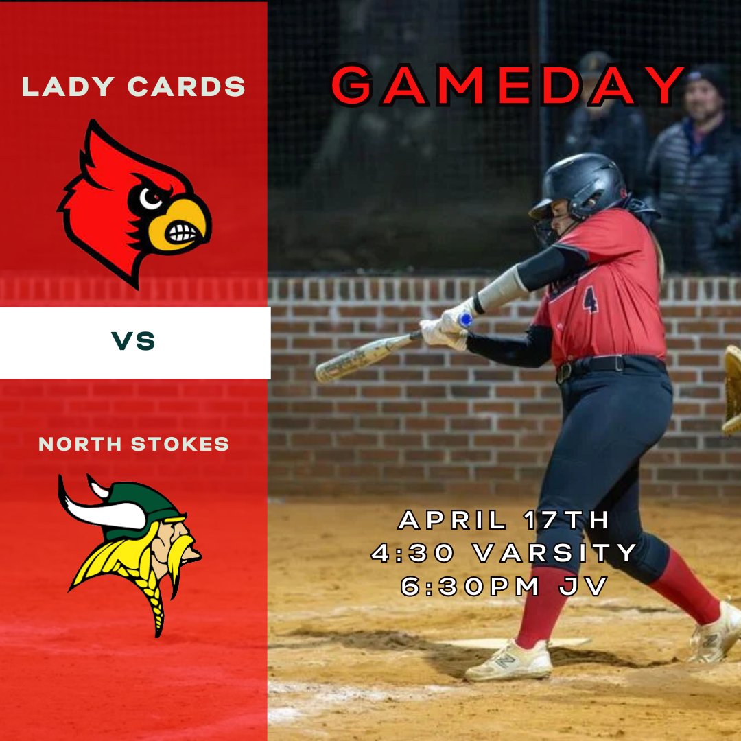 East Surry Athletics (@es_athletics) on Twitter photo Good luck to <a href="/ESH_Softball/">East Surry Softball</a> as they host North Stokes in a non-conference contest. GAME NOTE: We will play the VARSITY game 1st at 4:30pm for softball, with the JV game following at approximately 6:30pm. Go Cards! Good luck to <a href="/ESH_Softball/">East Surry Softball</a> as they host North Stokes in a non-conference contest. GAME NOTE: We will play the VARSITY game 1st at 4:30pm for softball, with the JV game following at approximately 6:30pm. Go Cards!