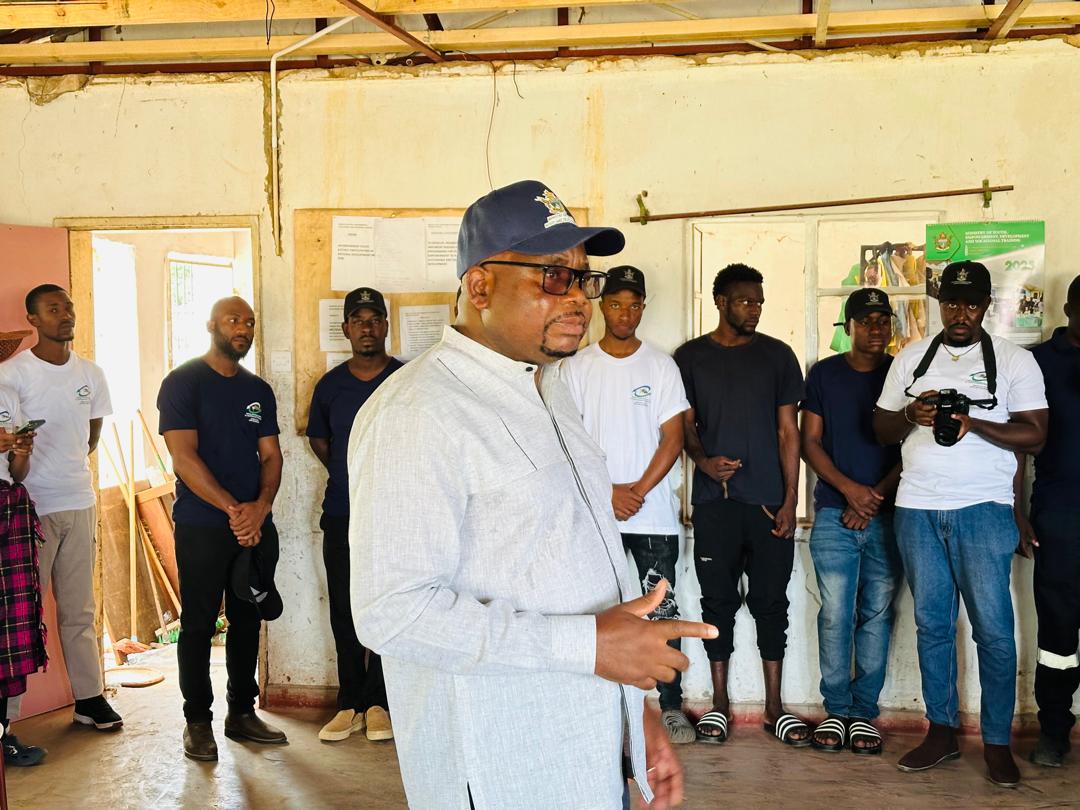 Empowering Zimbabwe's youth is key to our nation's growth. I addressed participants at Nyamuroro Vocational Training Center, in Nembudziya Gokwe where over 200 young people acquired vital skills in brick laying, digital literacy, and first aid. By investing in skills development,