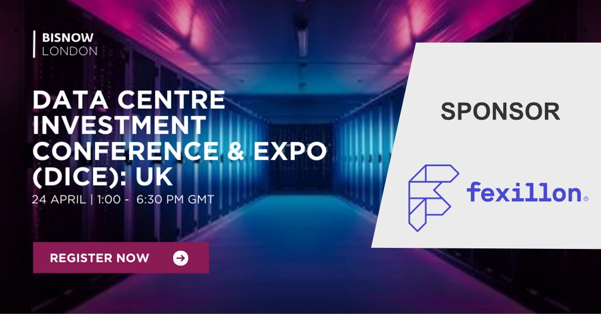 Fexillon is delighted to sponsor the Data Centre Investment Conference and Expo (DICE): UK! 
Fexillon CEO George Harold will be speaking at the panel Operation Data Centres: Optimising Efficiency &amp; Sustainability. Register: bit.ly/42g3g0E <a href="/Bisnow/">Bisnow</a>