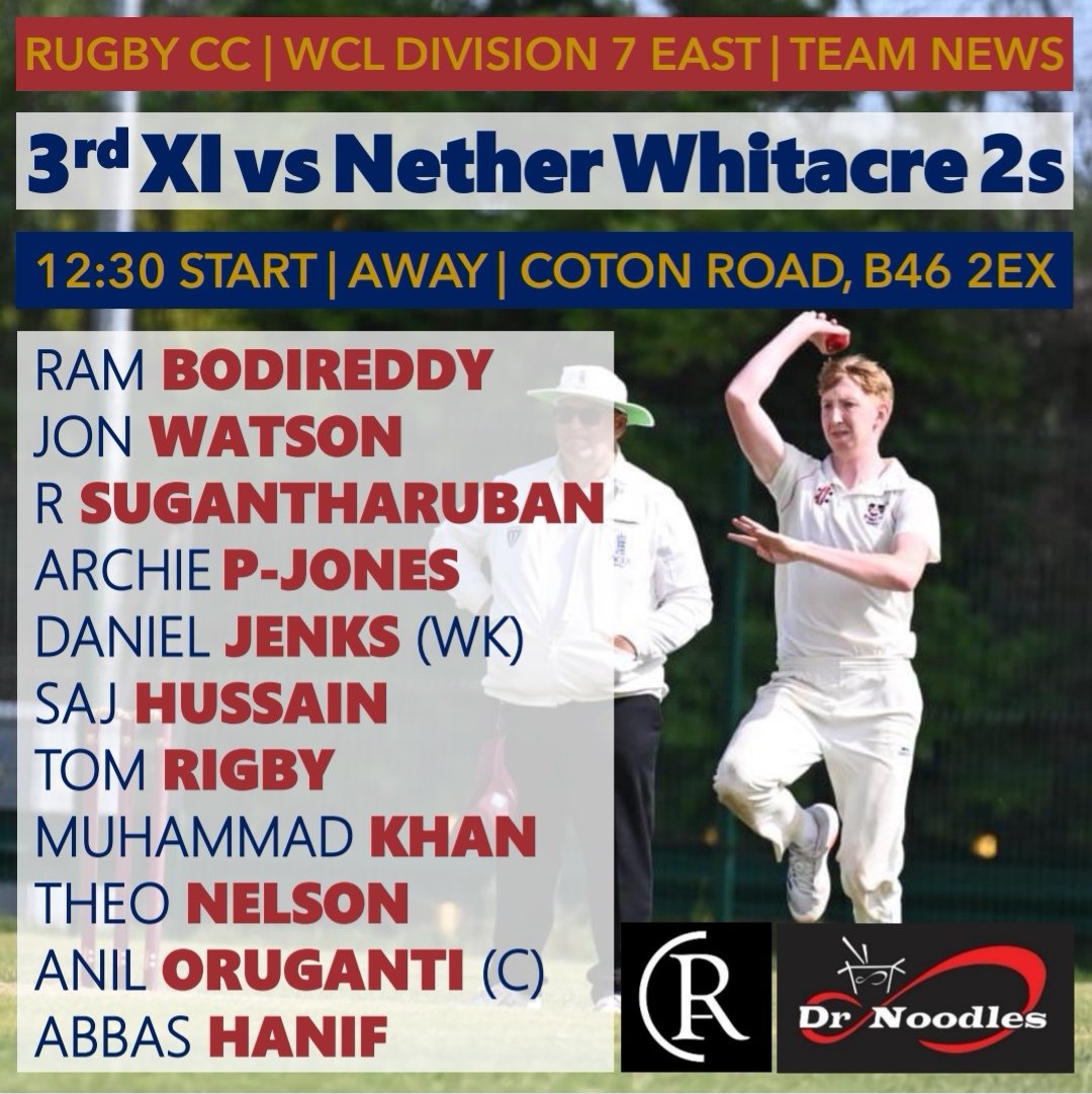 Our 2nds and 3rds play our first league cricket of the season on Saturday. Meanwhile the 1sts head to Coventry &amp; NW for a friendly and our overseas Liam Alder will make his debut.