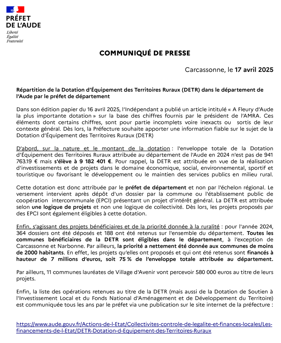 Image de Préfet de l'Aude