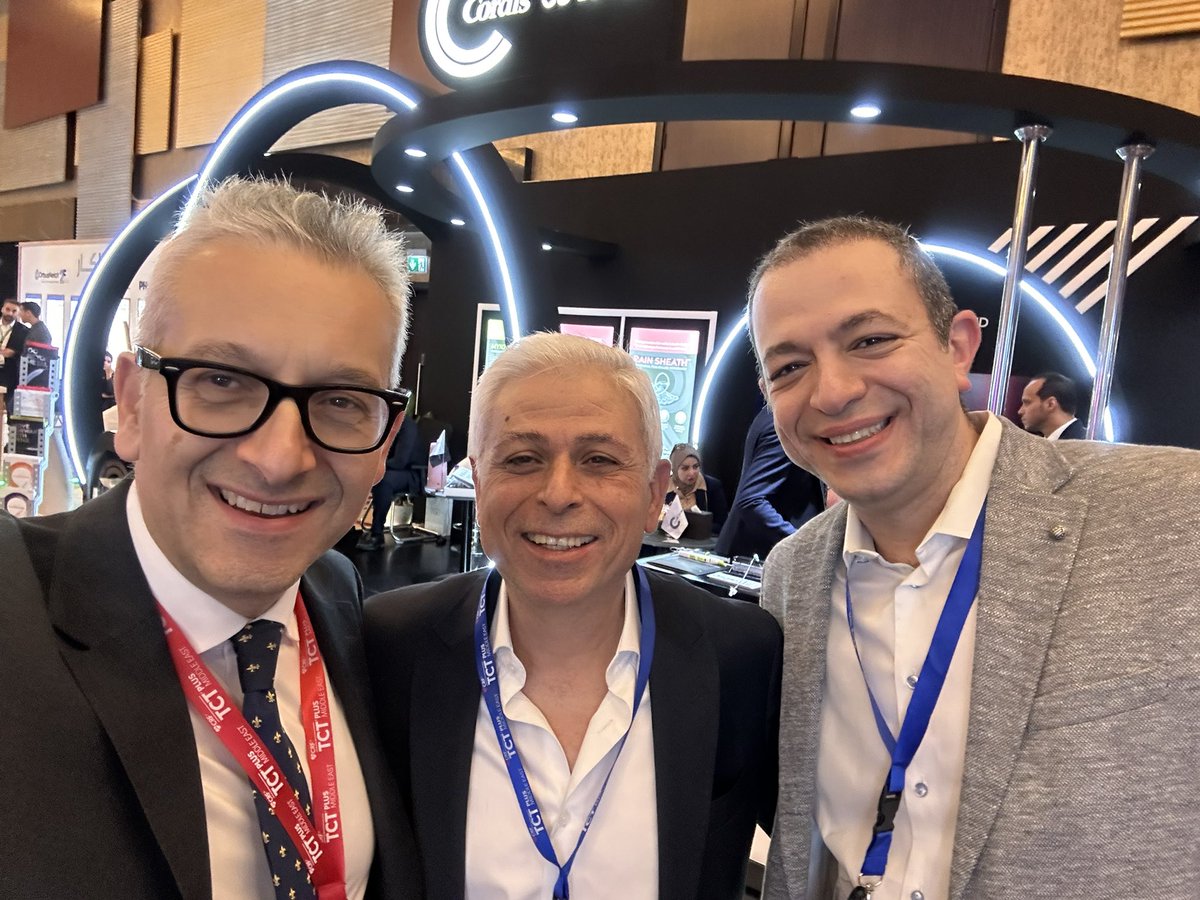 Mamas A. Mamas (@mmamas1973) on Twitter photo Meeting virtual friends in real life <a href="/LouaiRazzouk/">Louai Razzouk, MD MPH</a> and <a href="/Abuhantash32085/">Dr Hadi Abuhantash</a> #TCTMiddleEast2025 Meeting virtual friends in real life <a href="/LouaiRazzouk/">Louai Razzouk, MD MPH</a> and <a href="/Abuhantash32085/">Dr Hadi Abuhantash</a> #TCTMiddleEast2025