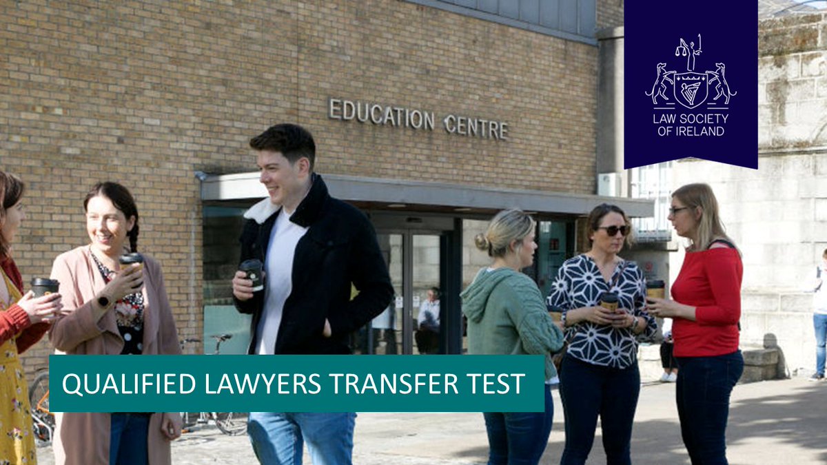 Applications are now open for the Qualified Lawyers Transfer Test, which provides a route to becoming a solicitor for eligible overseas-qualified lawyers. 

Learn about the exam, and start your applications, at lawsociety.ie/QLTT